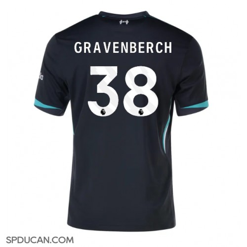 Muški Nogometni Dres Liverpool Ryan Gravenberch #38 Gostujuci 2024-25 Kratak Rukav